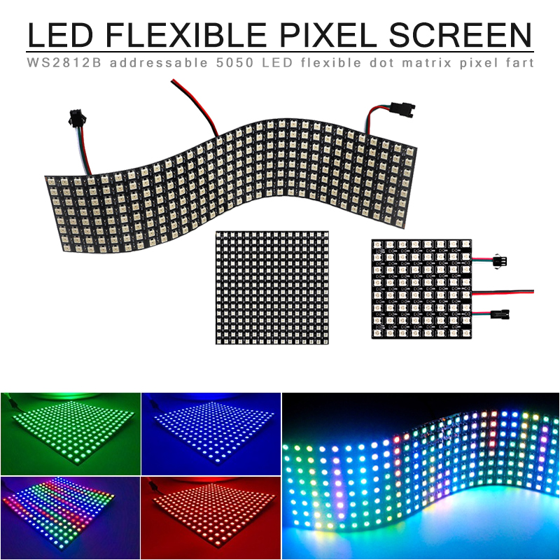 LED Digital Pixels Screen WS28 - Rgb Led Matrix 8X8 评论和价格