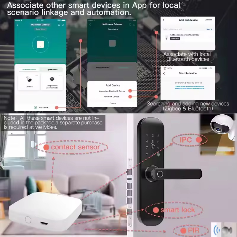 MOES Tuya ZigBee3.0 Smart Hub, - Matter Hub Thread 评论和价格