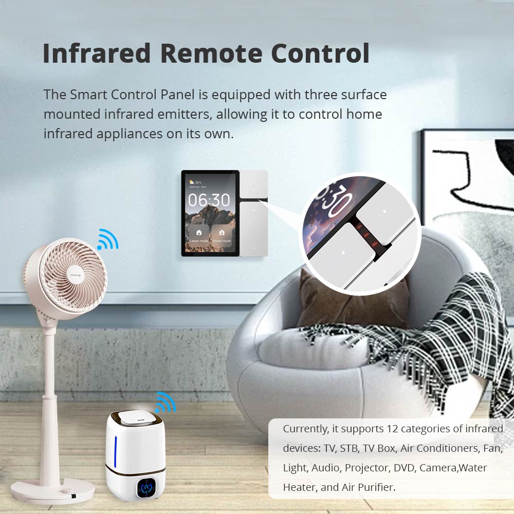 Zemismart 3.5 inch WiFi Smart  - Matter Hub Thread 评论和价格
