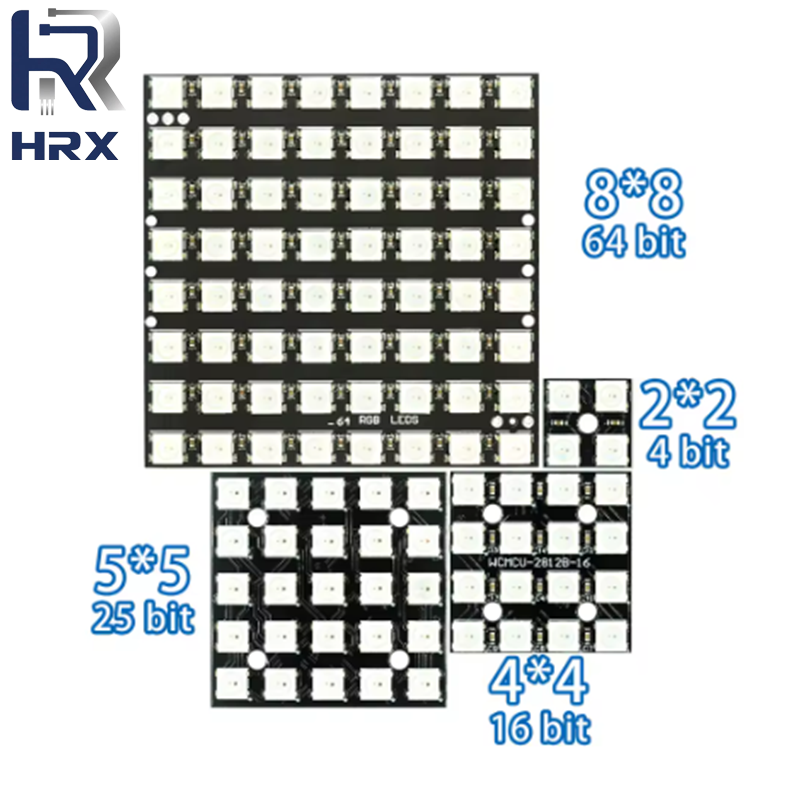 WS2812 LED 5050 RGB 8x8 4 16 2 - Rgb Led Matrix 8X8 评论和价格