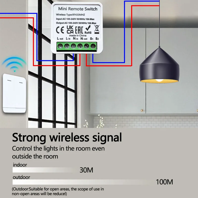 RF 433MHz Smart DIY Wireless S - Home Automation Panel Diy 评论和价格