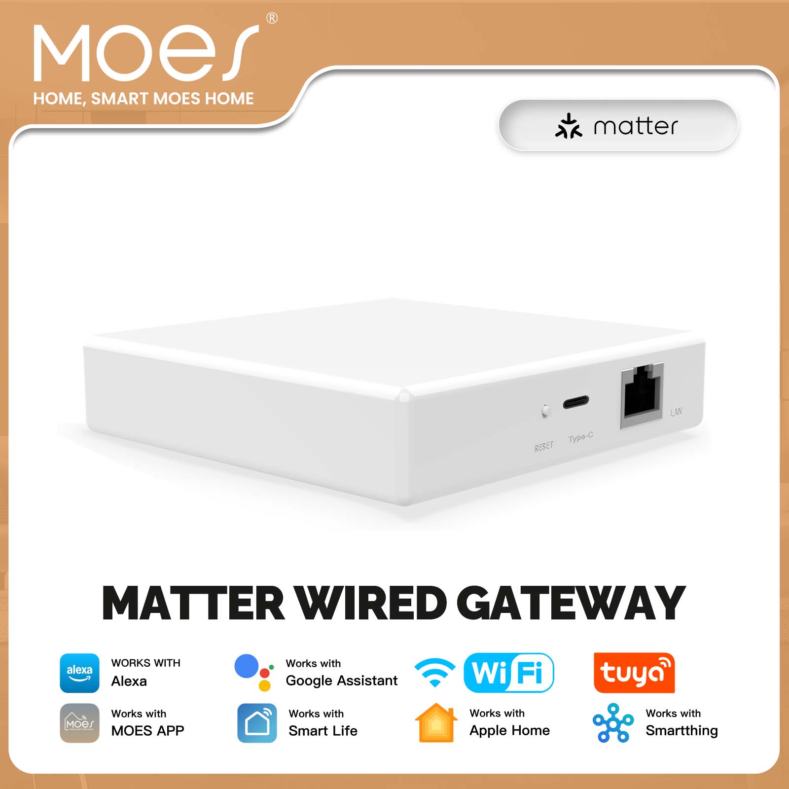 MOES Tuya ZigBee Matter Thread - Matter Hub Thread 评论和价格